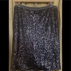Sequin pencil skirt